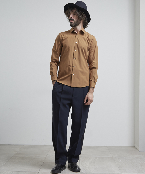 UNITED TOKYO（ユナイテッドトウキョウ）の「マルチストレッチブロードシャツ（シャツ/ブラウス・メンズ・ブルー/オフホワイト/ブラウン・1/2/3）」の13枚目の写真