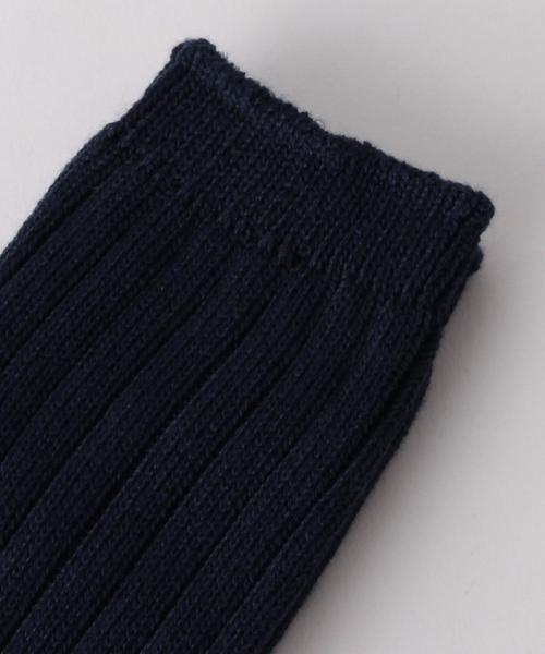 green label relaxing(グリーンレーベルリラクシング)の「BC GA 4x2RIB CREW 16F ソックス◆(ソックス/靴下・メンズ・ホワイト/ブラウン/レッド/ネイビー・FREE)」の5枚目の写真