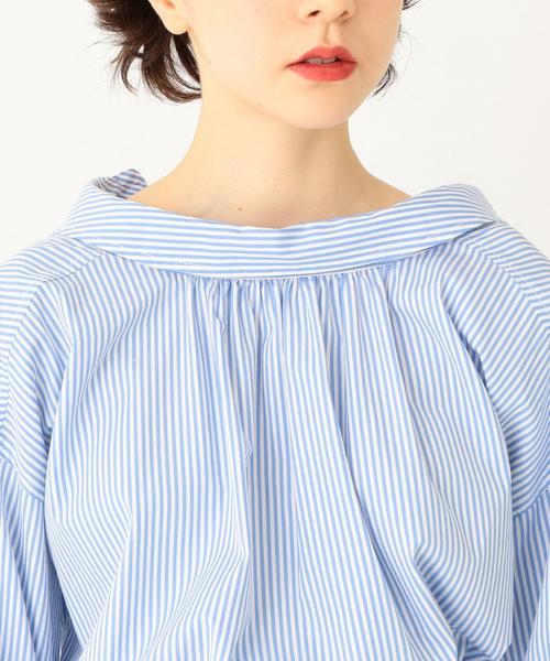 Another Edition(アナザーエディション)の「ストライプブラウス ◆(シャツ/ブラウス・レディース・ネイビー/ライトブルー・フリー)」の22枚目の写真