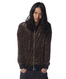 MONKEY TIME | MT レオパード　ジップパーカ ◆(パーカー)