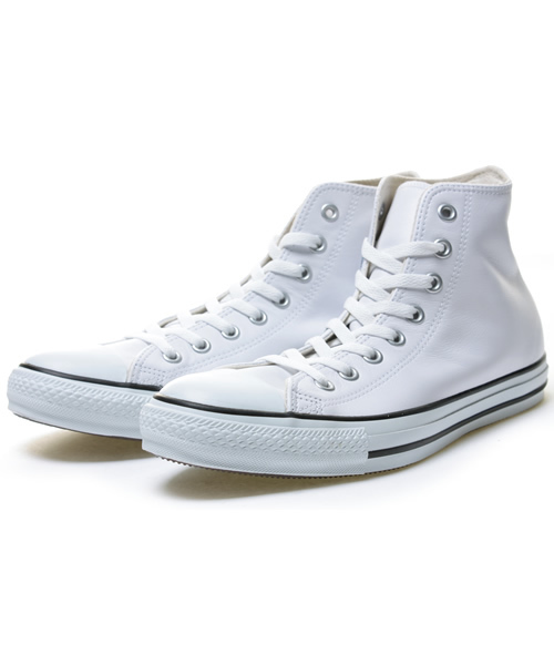CONVERSE(コンバース)の「CONVERSE LEA ALLSTAR HI(スニーカー・メンズ・ホワイト/ブラック・7h/8/8h/9h/9/7/10h/11h)」の2枚目の写真