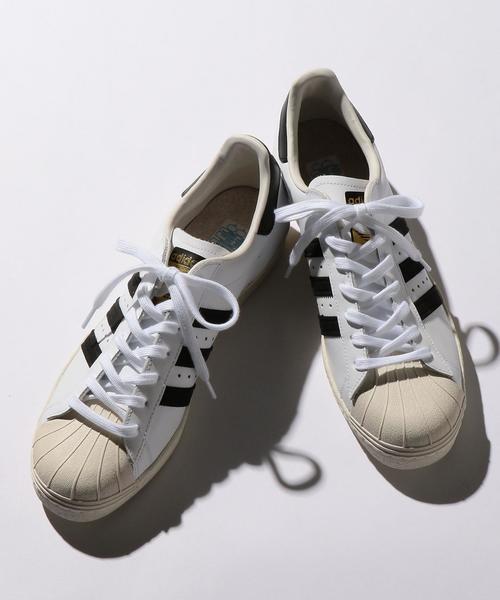 adidas Originals（アディダスオリジナルス）の「＜adidas(アディダス）＞ Superstar 80s 17SS/スニーカー ◆（スニーカー・メンズ・ブラック/ホワイト・10h/10/9h/8h/9/8/7h）」の2枚目の写真