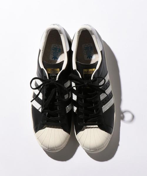 adidas Originals（アディダスオリジナルス）の「＜adidas(アディダス）＞ Superstar 80s 17SS/スニーカー ◆（スニーカー・メンズ・ブラック/ホワイト・10h/10/9h/8h/9/8/7h）」の3枚目の写真