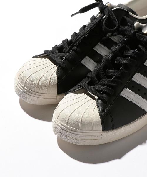 adidas Originals（アディダスオリジナルス）の「＜adidas(アディダス）＞ Superstar 80s 17SS/スニーカー ◆（スニーカー・メンズ・ブラック/ホワイト・10h/10/9h/8h/9/8/7h）」の7枚目の写真