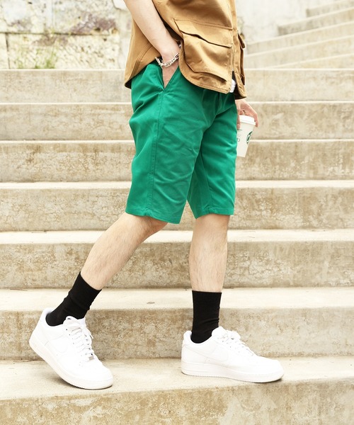 ８(eight)（エイト）の「アメカジ チノコットン ショートパンツ（チノパンツ・メンズ・ワイン/ブラック/ライトピンク/ホワイト/レッド/ライトグリーン/ネイビー/グリーン/カーキ/スカイブルー/ライトブルー/ターコイズブルー/ライトイエロー/ロイヤルブルー/ベージュ/マスタード/ラベンダー/オレンジ/グレー/ブラウン/キナリ/ライトグレー/オレンジ系その他/グリーン系その他・X-LARGE/LARGE/MEDIUM）」の11枚目の写真