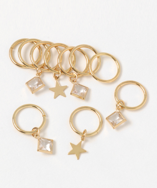 WEGO（ウィゴー）の「WEGO/ストーンヘアピアス（その他ヘアアクセサリー・レディース・グリーン/ピンク/ホワイト・FREE）」の2枚目の写真