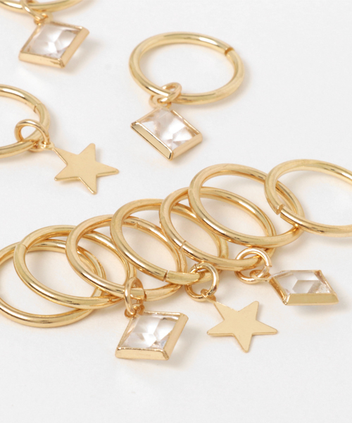 WEGO（ウィゴー）の「WEGO/ストーンヘアピアス（その他ヘアアクセサリー・レディース・グリーン/ピンク/ホワイト・FREE）」の5枚目の写真