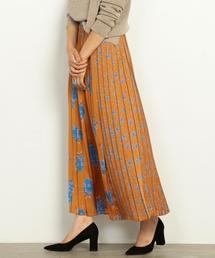 BEAUTY&YOUTH UNITED ARROWS | BY∴ フラワーパッチプリーツロングスカート о(スカート)