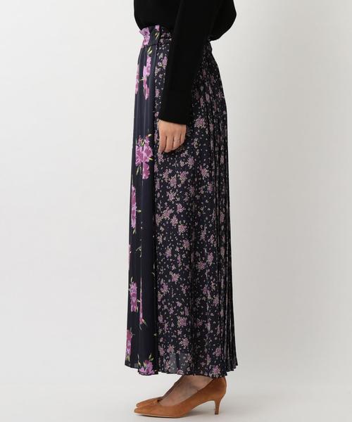 BEAUTY&YOUTH UNITED ARROWS(ビューティーアンドユースユナイテッドアローズ)の「BY∴ フラワーパッチプリーツロングスカート ◆(スカート・レディース・ネイビー/マスタード・FREE)」の17枚目の写真