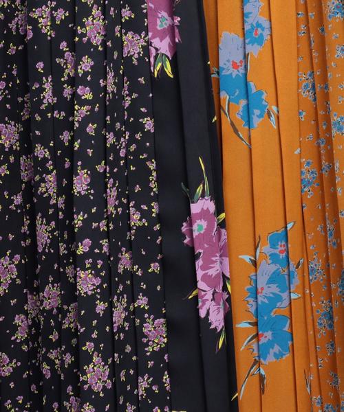 BEAUTY&YOUTH UNITED ARROWS(ビューティーアンドユースユナイテッドアローズ)の「BY∴ フラワーパッチプリーツロングスカート ◆(スカート・レディース・ネイビー/マスタード・FREE)」の12枚目の写真