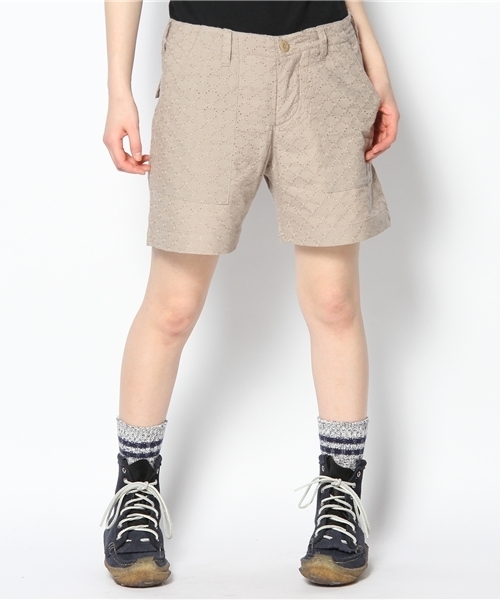 BEAMS BOY（ビームスボーイ）の「BEAMS BOY / カットワーク 4Pミリタリー ショートパンツ（その他パンツ・レディース・ホワイト/ベージュ/ネイビー・0/1）」の12枚目の写真