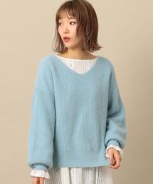 Another Edition | カタアゼVネックプルオーバー(ニット/セーター)