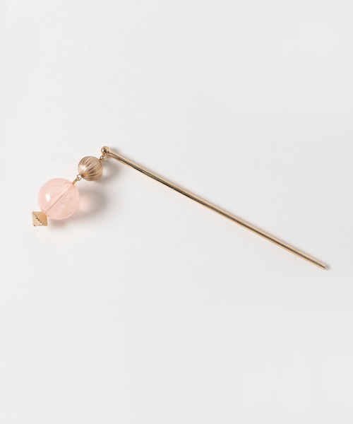 カヤ（カヤ）の「【カヤ】玉つなぎかんざし ヘアスティック（その他ヘアアクセサリー・レディース・ネイビー/アイボリー/ピンク/レッド/イエロー/グリーン/ブラウン・FREE）」の7枚目の写真