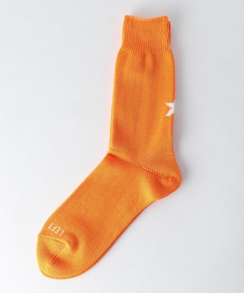 ROSTER SOX(ロスターソックス)の「<ROSTER SOX> STAR SOX/ソックス о(ソックス/靴下・メンズ・ホワイト/ブラック/オレンジ/パープル・FREE)」の1枚目の写真
