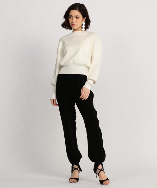 col pierrot（コルピエロ）の「Col Pierrot for ESTNATION リブパンツ（その他パンツ・レディース・ブラック・38/36）」の4枚目の写真