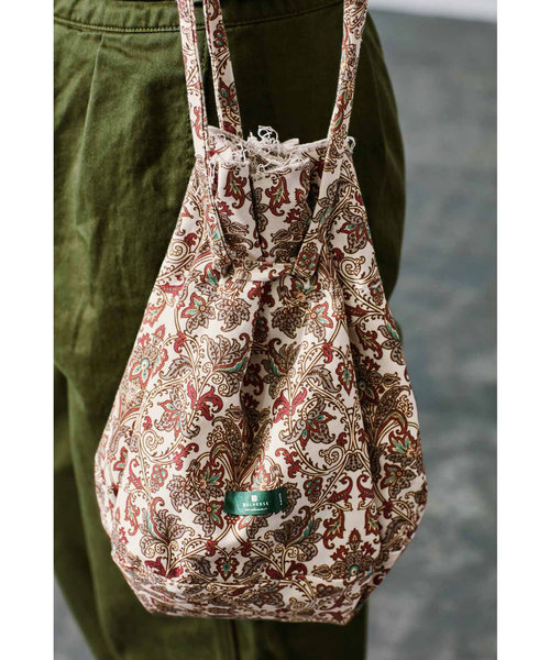 MEDE19F（メデジュウキュウ）の「MEDE19F  きんちゃくバッグ（トートバッグ・レディース・レッド/ブルー・ONE SIZE）」の10枚目の写真