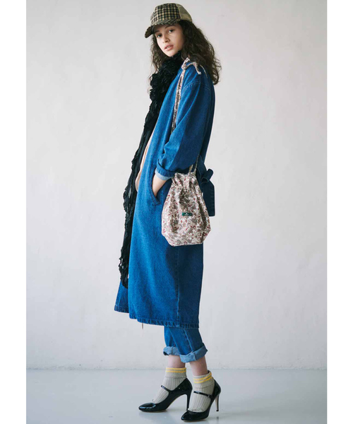 MEDE19F（メデジュウキュウ）の「MEDE19F  きんちゃくバッグ（トートバッグ・レディース・レッド/ブルー・ONE SIZE）」の11枚目の写真