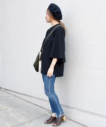 Khaju | Khaju:フレアスリーブビッグTEE◇◇(Tシャツ/カットソー)