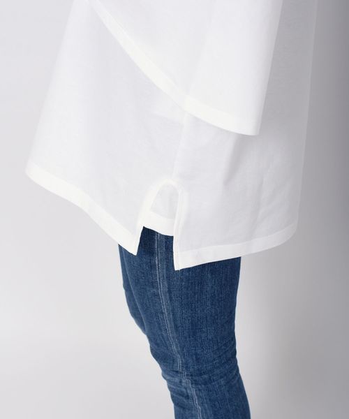 Khaju（カージュ）の「Khaju:フレアスリーブビッグTEE◇◇（Tシャツ/カットソー・レディース・ホワイト/ブラック・ONE SIZE）」の9枚目の写真