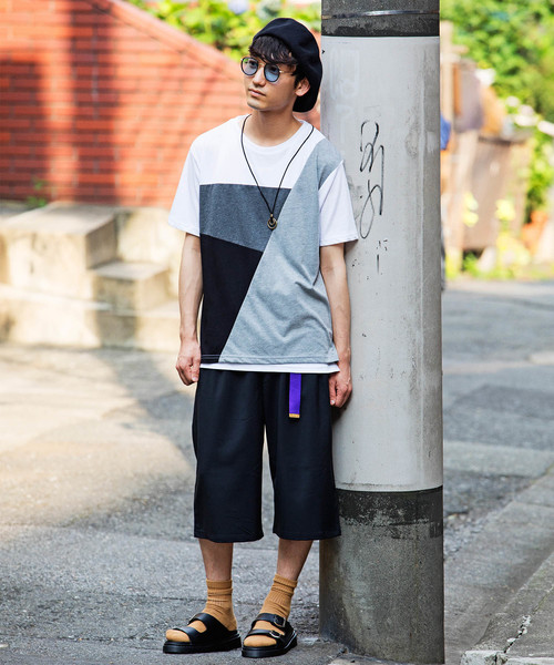 WEGO（ウィゴー）の「WEGO/ストレッチガウチョスラックス（スラックス・メンズ・ブラック・LARGE/MEDIUM/SMALL）」の8枚目の写真