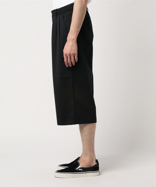 WEGO（ウィゴー）の「WEGO/ストレッチガウチョスラックス（スラックス・メンズ・ブラック・LARGE/MEDIUM/SMALL）」の2枚目の写真