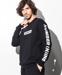 NUMBER (N)INE DENIM | NUMBER (N)INE DENIM(ナンバーナインデニム)スリーブロゴプルオーバー(スウェット)
