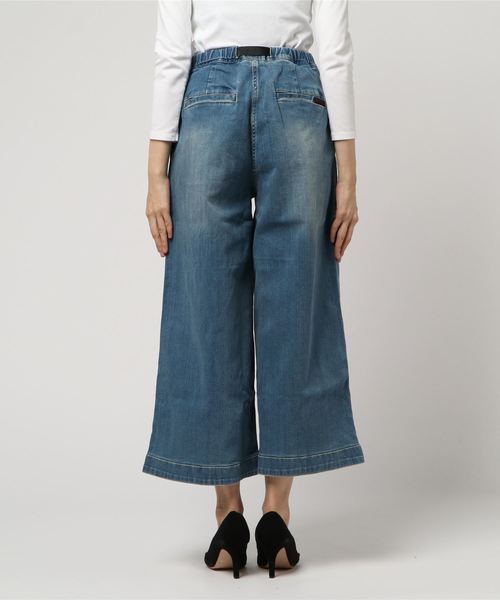 Gramicci(グラミチ)の「GRAMICCI/グラミチ DENIM BUGGY PANTS W(デニムパンツ・レディース・ライトインディゴブルー/ダークインディゴブルー・FREE)」の3枚目の写真