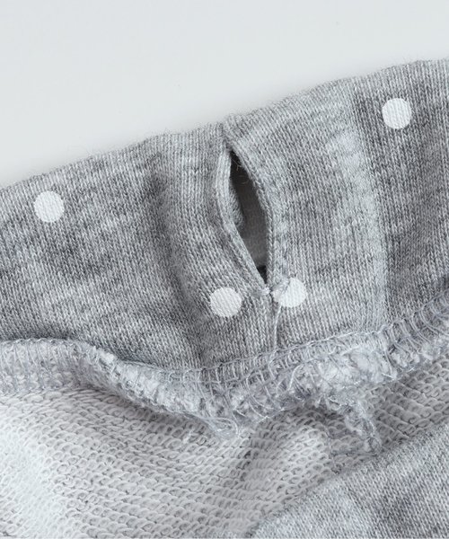 apres les cours（アプレレクール）の「ポケット布帛カットソーパンツ（その他パンツ・キッズ・ネイビー/グレー・80/70）」の4枚目の写真