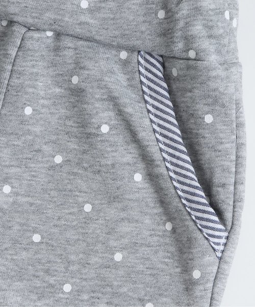 apres les cours（アプレレクール）の「ポケット布帛カットソーパンツ（その他パンツ・キッズ・ネイビー/グレー・80/70）」の7枚目の写真