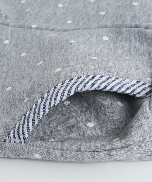 apres les cours（アプレレクール）の「ポケット布帛カットソーパンツ（その他パンツ・キッズ・ネイビー/グレー・80/70）」の8枚目の写真