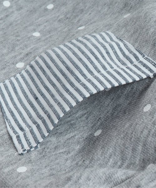 apres les cours（アプレレクール）の「ポケット布帛カットソーパンツ（その他パンツ・キッズ・ネイビー/グレー・80/70）」の10枚目の写真