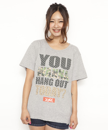 X-girl | CRAZY PATTERN S/S BIG TEE(Tシャツ/カットソー)