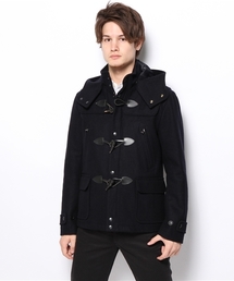 MEN'S BIGI | メルトンショートダッフルパーカー(ダッフルコート)