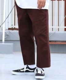 made in standard  | MADE IN STANDARD 裾カットオフ アンクルワイドパンツ(チノパンツ)