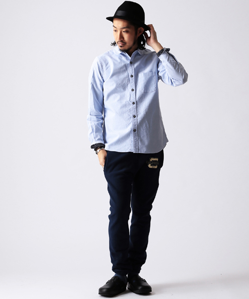 BEAMS（ビームス）の「□BEAMS / カレッジプリント イージーパンツ（その他パンツ・メンズ・ライトグレー/ネイビー・SMALL/MEDIUM/LARGE/X-LARGE）」の10枚目の写真