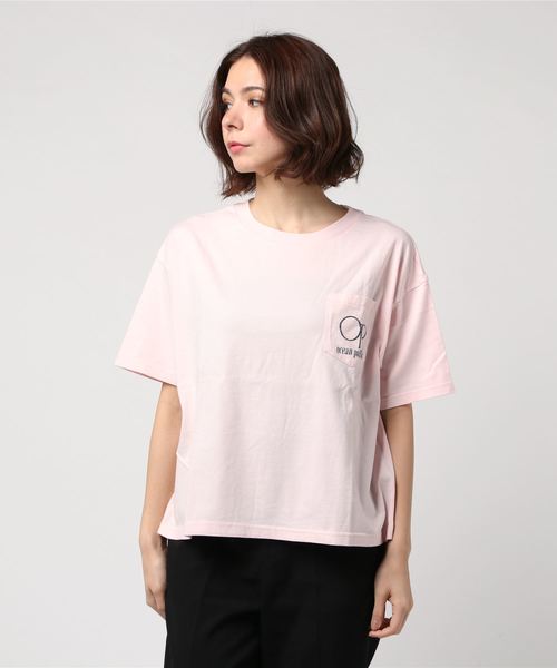 Ocean Pacific（オーシャンパシフィック）の「【OP】レディースバックプリント半袖Tシャツ/バックプリント ポケT サーフ（Tシャツ/カットソー・レディース・ブラック/ライトピンク/ホワイト・MEDIUM/LARGE）」の22枚目の写真