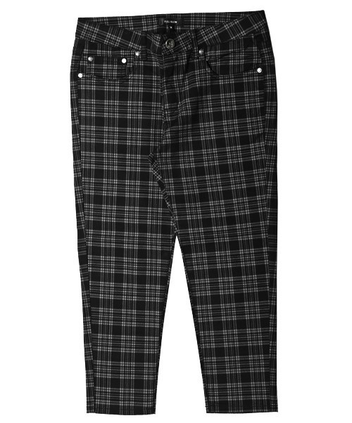 LUXSTYLE(ラグスタイル)の「総柄ツイルストレッチクロップドパンツ(その他パンツ・メンズ・チェック/ストライプ/チャコール・S/M/L/XL)」の17枚目の写真