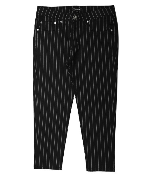 LUXSTYLE(ラグスタイル)の「総柄ツイルストレッチクロップドパンツ(その他パンツ・メンズ・チェック/ストライプ/チャコール・S/M/L/XL)」の15枚目の写真