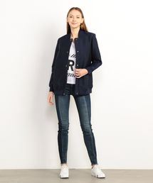 A／X ARMANI EXCHANGE スカジャン 黒 ドラゴン刺繍 ARMANI EXCHANGE（アルマーニエクスチェンジ）の「【A|X