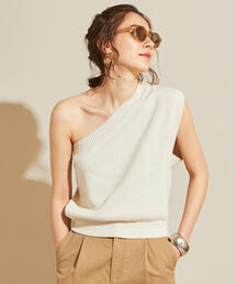 BEAUTY&YOUTH UNITED ARROWS | BY ブークレ タンクトップ＆ワンショルダーセット(ニット/セーター)