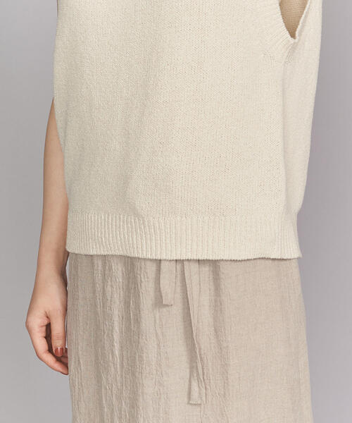 BEAUTY&YOUTH UNITED ARROWS（ビューティーアンドユースユナイテッドアローズ）の「BY ブークレ タンクトップ＆ワンショルダーセット（ニット/セーター・レディース・オレンジ/ナチュラル・FREE）」の12枚目の写真