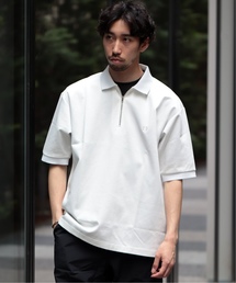 FRED PERRY | FRED PERRY×EDIFICE / フレッドペリー別注 モクロディハーフジップポロ(ポロシャツ)