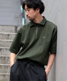 FRED PERRY | FRED PERRY×EDIFICE / フレッドペリー別注 モクロディハーフジップポロ(ポロシャツ)