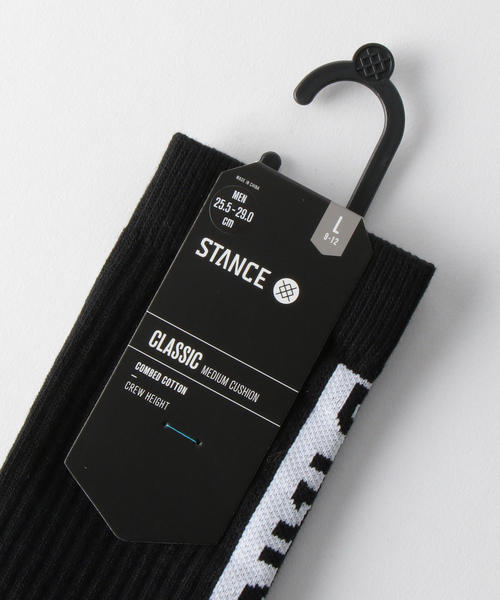 STANCE（スタンス）の「＜STANCE＞ OG/ソックス（ソックス/靴下・メンズ・ホワイト/ブラック・FREE）」の3枚目の写真