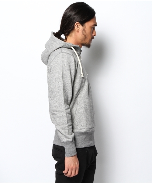 Healthknit（ヘルスニット）の「【WEB限定】Healthknit /ハーフジップ プルオーバーパーカー（スウェット・メンズ・ネイビー/オフホワイト/グレー・LARGE/SMALL/MEDIUM）」の16枚目の写真