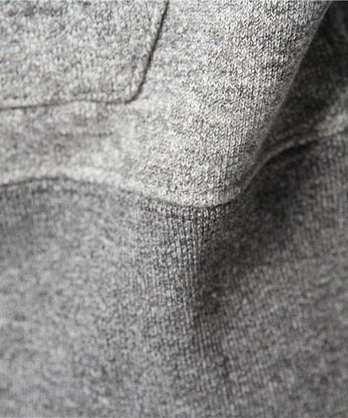 Healthknit（ヘルスニット）の「【WEB限定】Healthknit /ハーフジップ プルオーバーパーカー（スウェット・メンズ・ネイビー/オフホワイト/グレー・LARGE/SMALL/MEDIUM）」の12枚目の写真