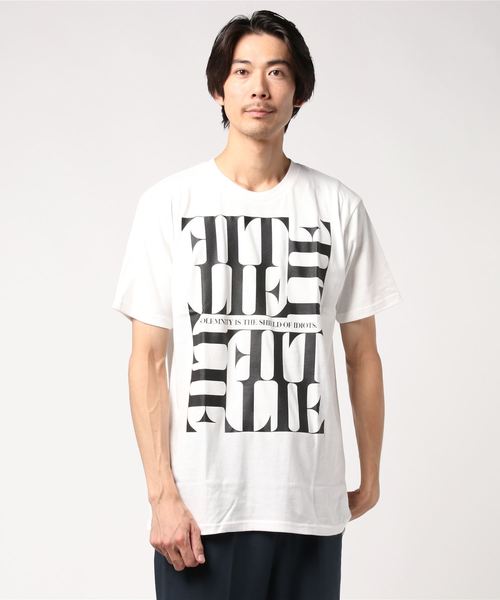 FIT MIHARAYASUHIRO(フィットミハラヤスヒロ)の「【FIT】モノグラムTシャツ/Monogram Tshirts(Tシャツ/カットソー・メンズ・ホワイト/ブラック・44/46/48)」の5枚目の写真