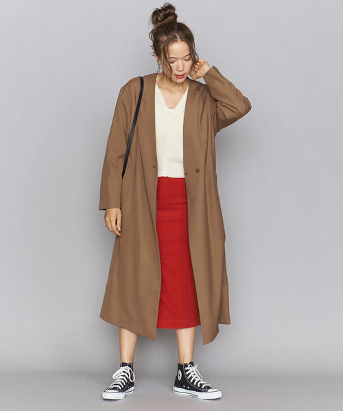 【ボブくんさま】B&Y ユナイテッドアローズ リネン コート D96 ボブくんさま】B&Y ユナイテッドアローズ リネン コート D96