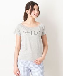 VIS | ロゴプリント入りプルオーバー(Tシャツ/カットソー)