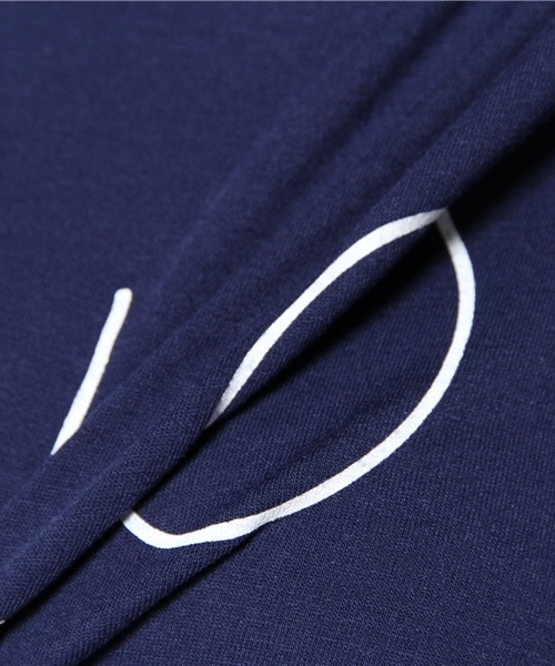 VIS（ビス）の「ロゴプリント入りプルオーバー（Tシャツ/カットソー・レディース・グレー/ホワイト/ネイビー・MEDIUM）」の10枚目の写真